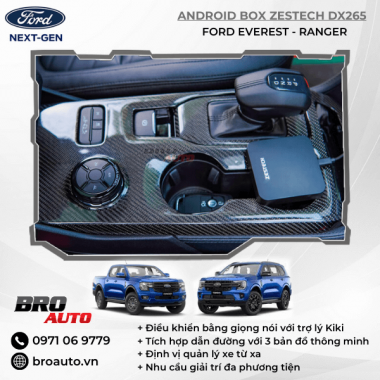ANDROID BOX CHO FORD EVEREST 2023
