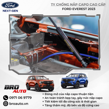 TY CHỐNG NẮP CAPO FORD EVEREST 2023