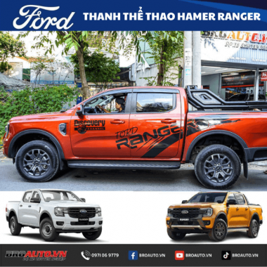 THANH THỂ THAO HAMER CHO FORD RANGER 2023