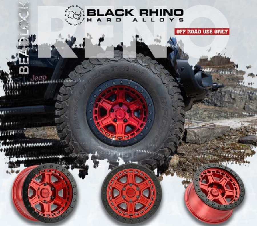 Mâm Black Rhino Reno màu đỏ ấn tượng