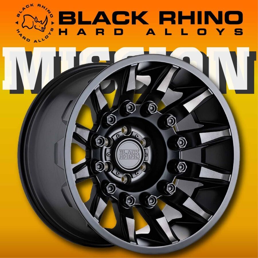 Mâm Black Rhino Mission cho xe bán tải, SUV