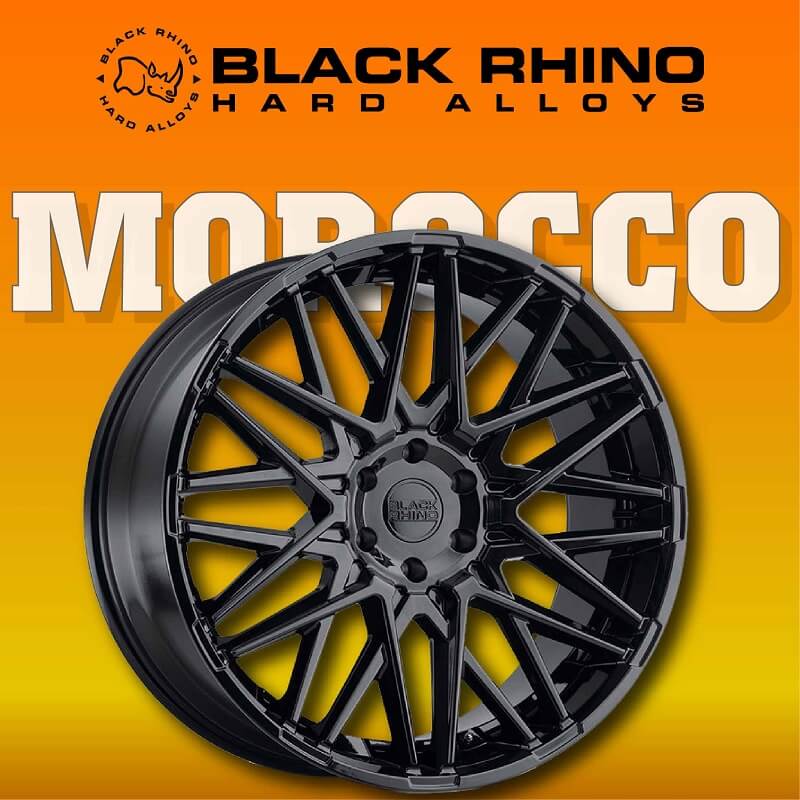 Mâm Black Rhino Morocco 20 inch cao cấp