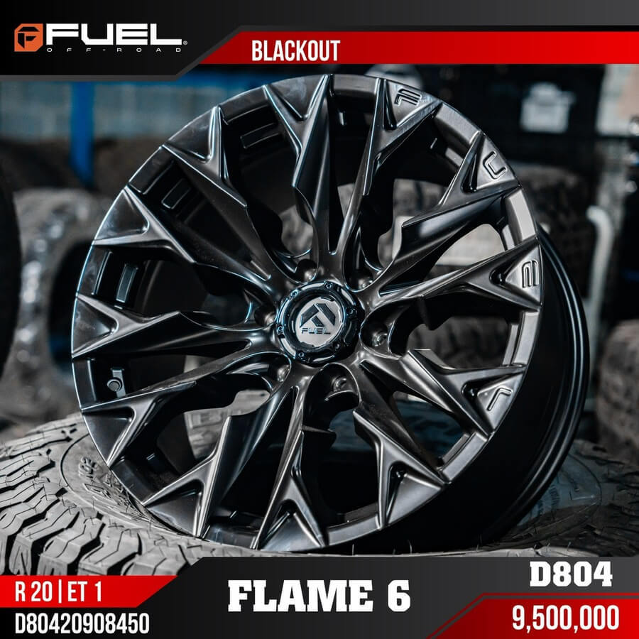 Fuel D804 Blackout Flame 6