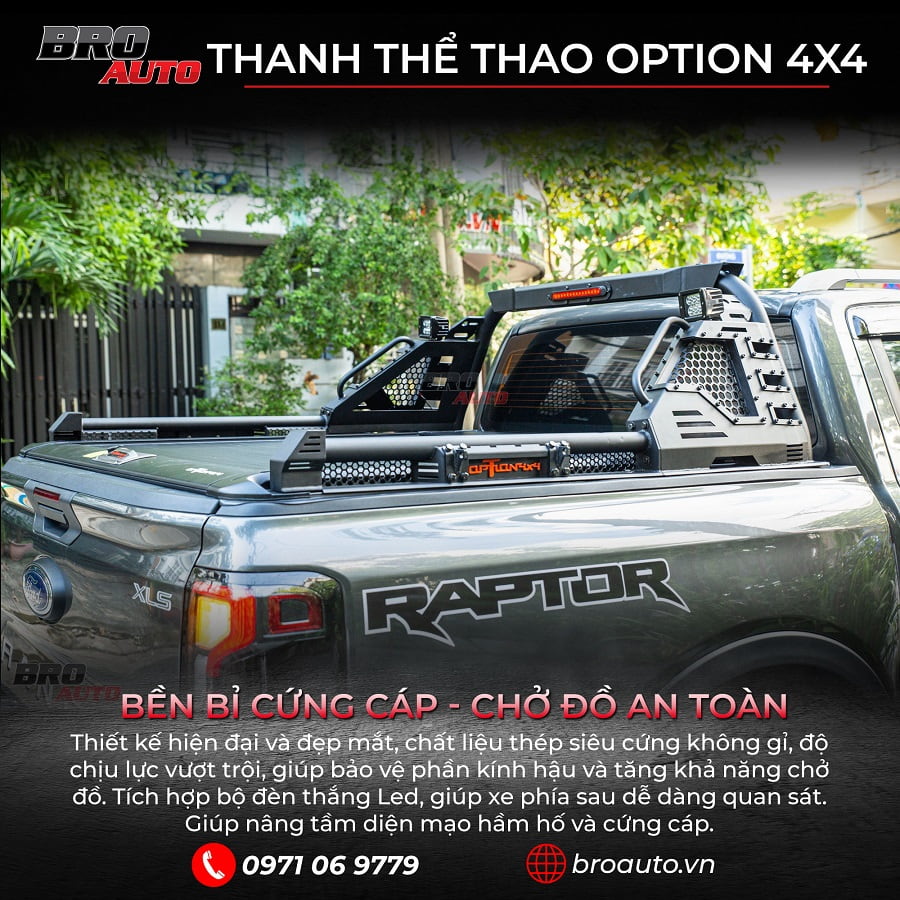 THANH THỂ THAO OPTION 4X4