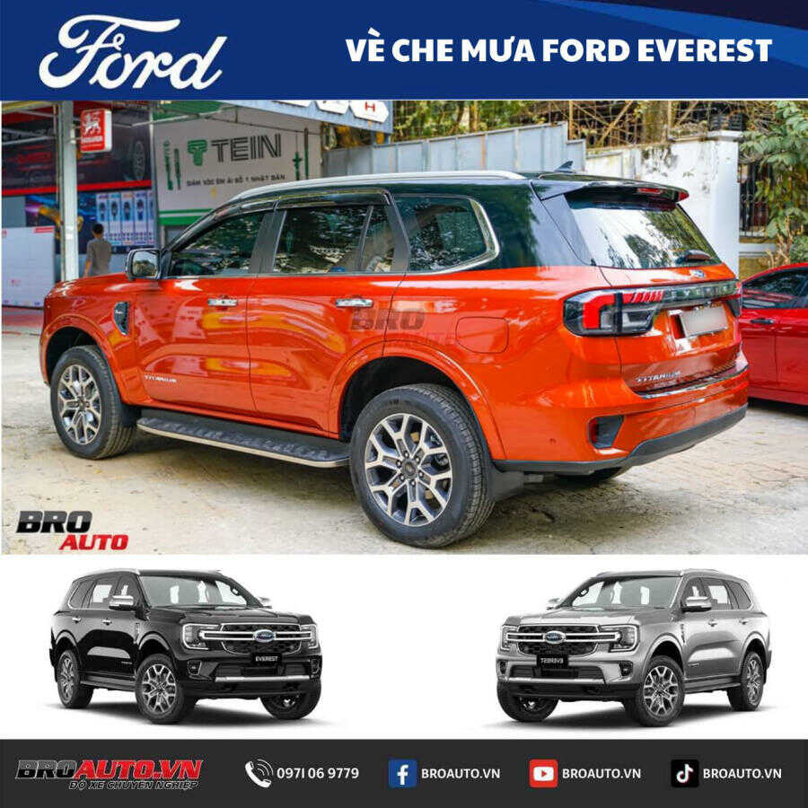 Phụ kiện đồ chơi xe Ford Everest 2018 2019
