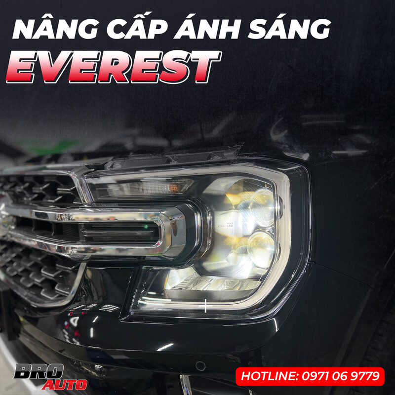 Nâng cấp ánh sáng cho Ford Everest