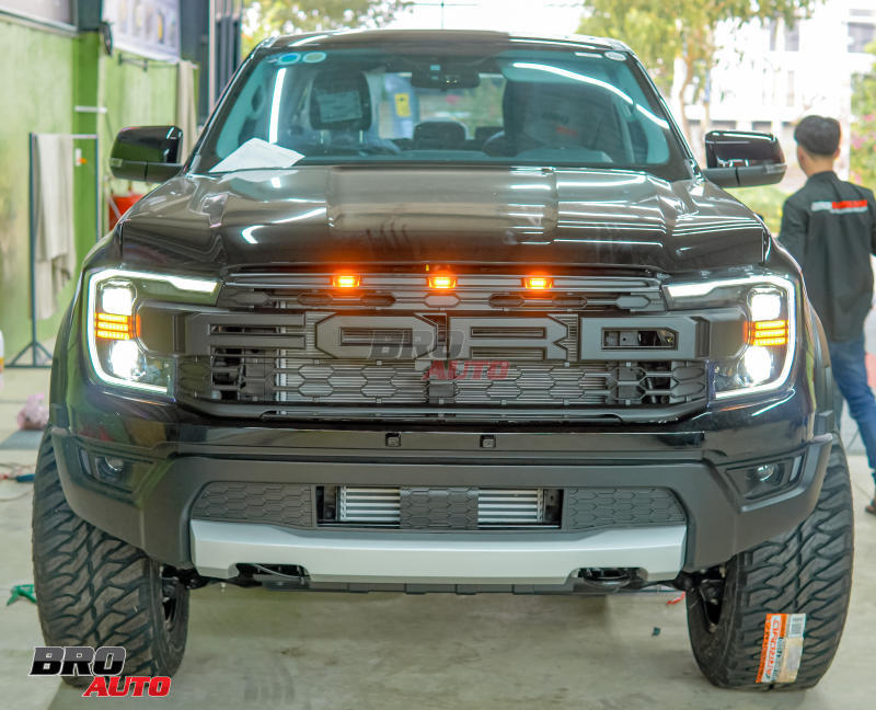 Cụm đèn pha Full LED phong cách F150 cho Ford Ranger 2023 siêu sáng