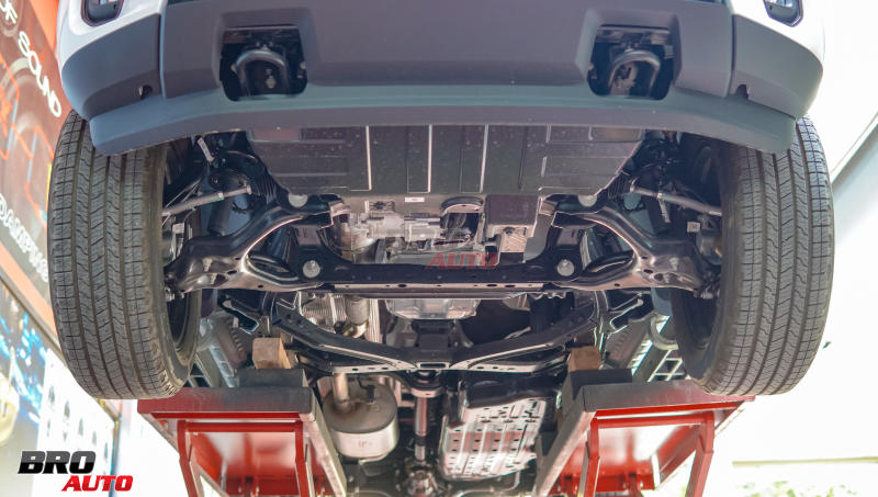 Hệ thống thước lái của Ford Ranger 2023 dễ bị các va đập gây hư hỏng