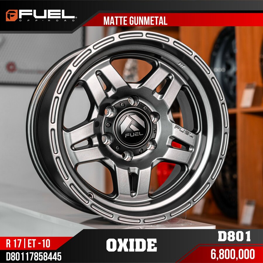 Fuel Oxide D801 Matte Gunmetal