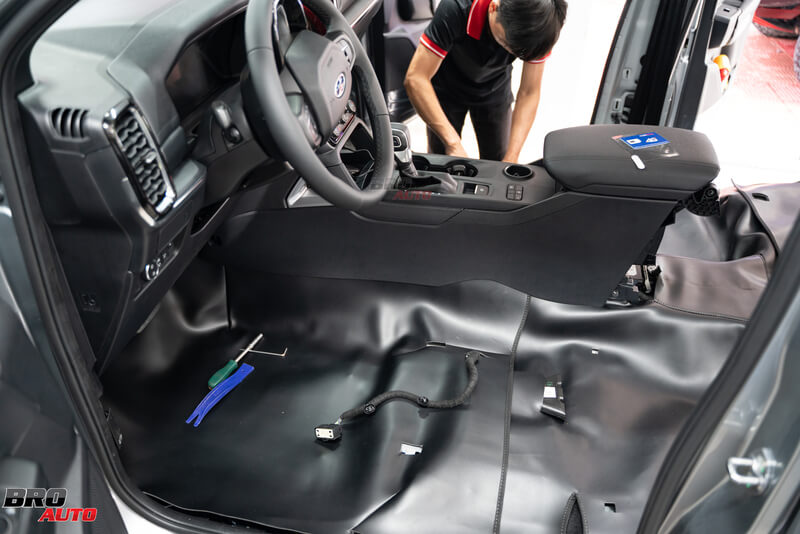 Thảm sàn Full da xe Ford Raptor 2023 độ bền cao