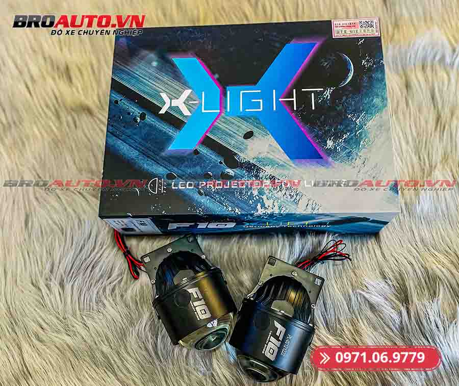 Độ đèn Kia Carnival với Bi gầm Led X-light F10