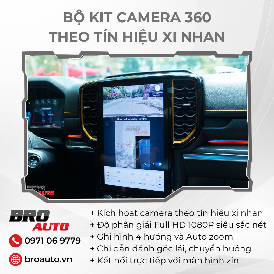 Bộ Kit Camera 360 cho ô tô