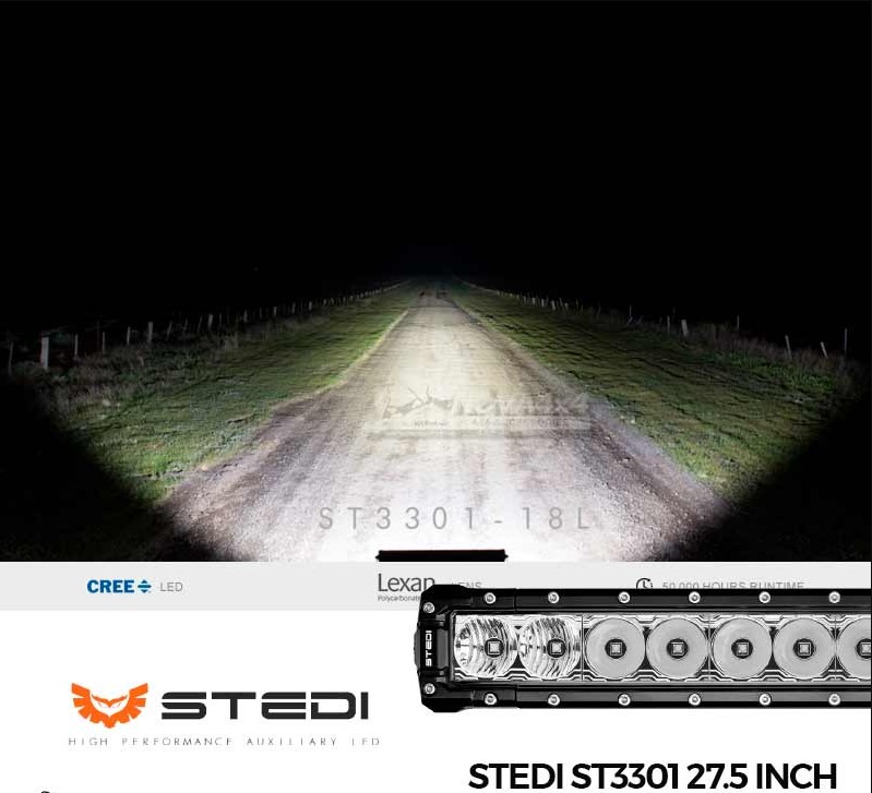 Đèn Led Bar STEDI ST3301 Series 27.5 Inch 18 LED