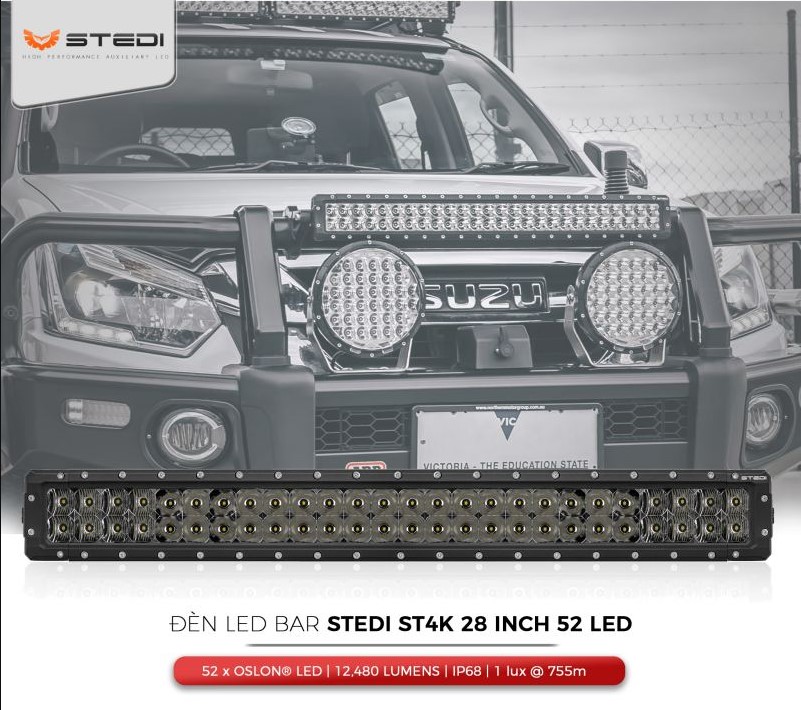 LED Bar Stedi ST4K dải màu 5700K (Ánh sáng Trắng)