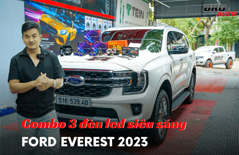 Combo ánh sáng cho Ford Everest 2023 chính hãng giá tốt
