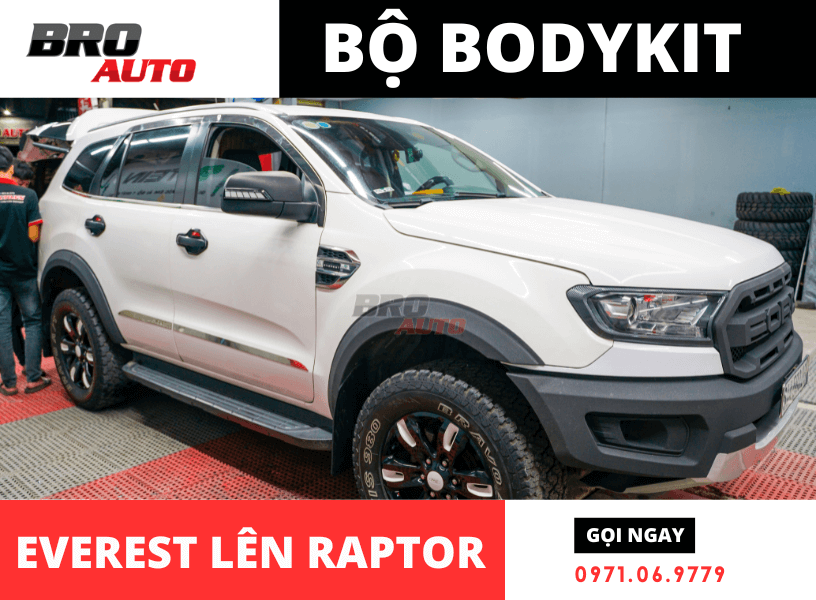 Bộ Bodykit Ford Everest nâng cấp Raptor giống đến 99%