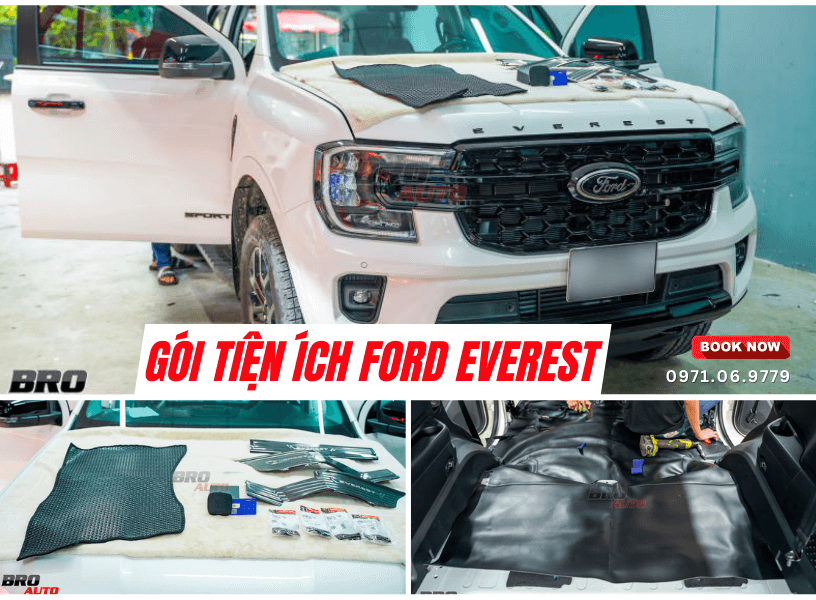 Khám phá gói tiện ích cho xe Ford Everest