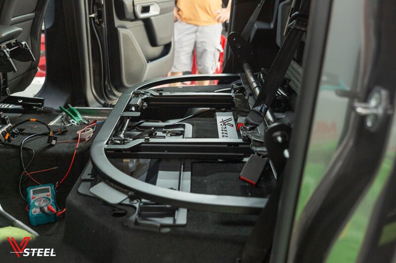 Hoàn thiện ghế chỉnh điện Ford Ranger 2023