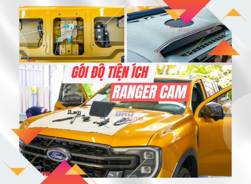 Bật mí gói độ tiện ích cho Ford Ranger Cam mới nhất