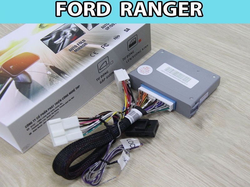 Bộ phụ kiện gập gương lên kính tự động Ford Ranger XLS 2023