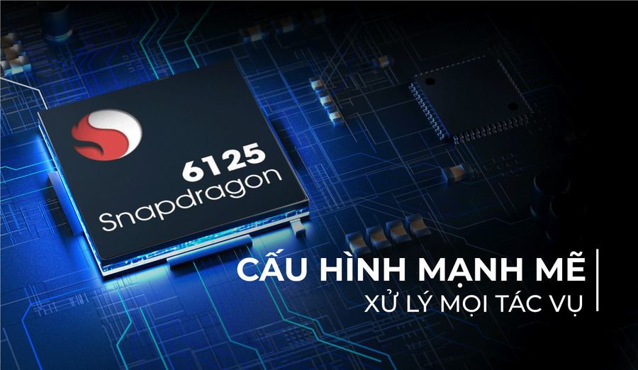 BS10 có vi xử lý Qualcomm Snapdragon 6125 8 nhân