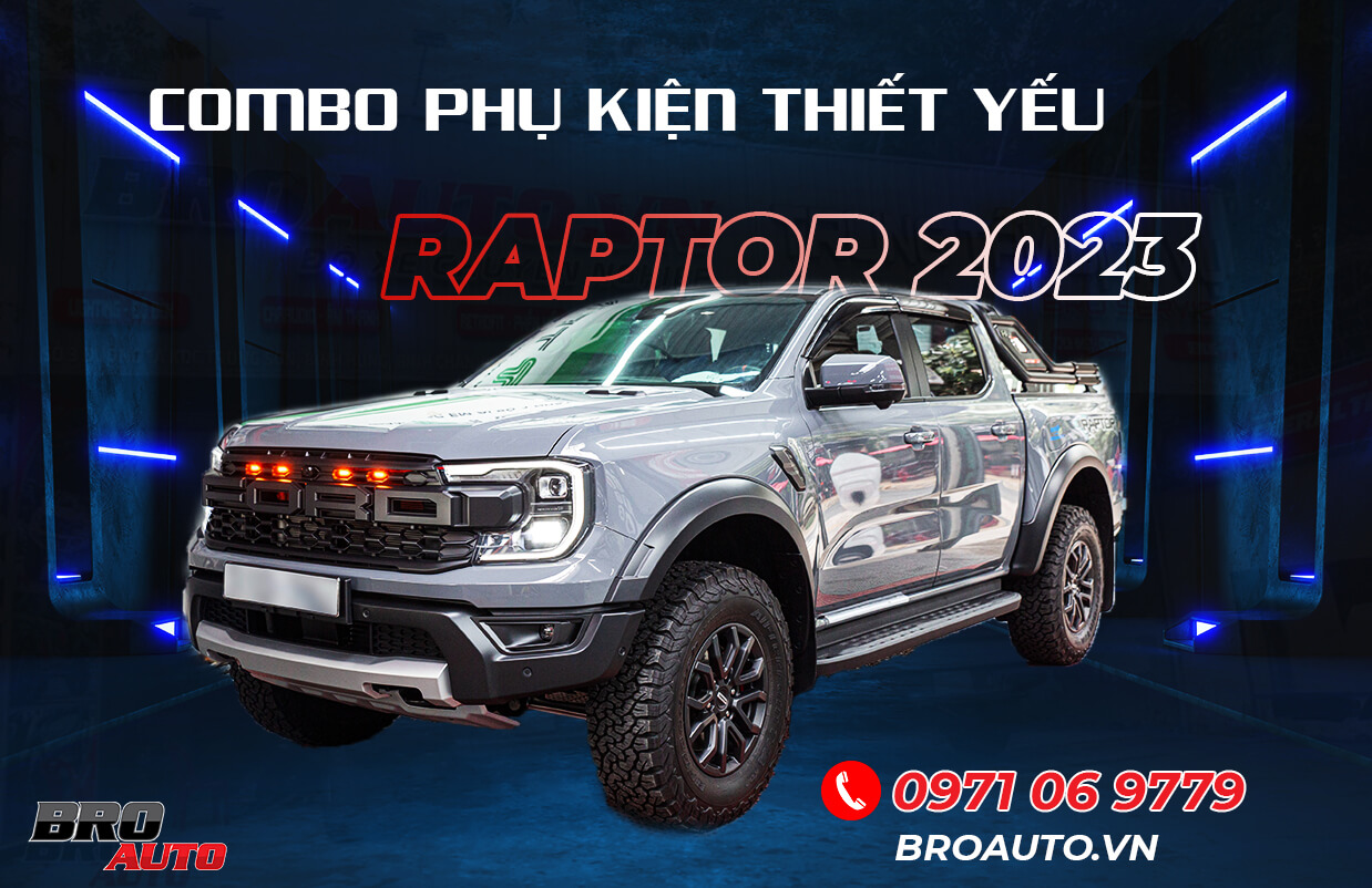 Combo phụ kiện cho Ford Raptor 2023 