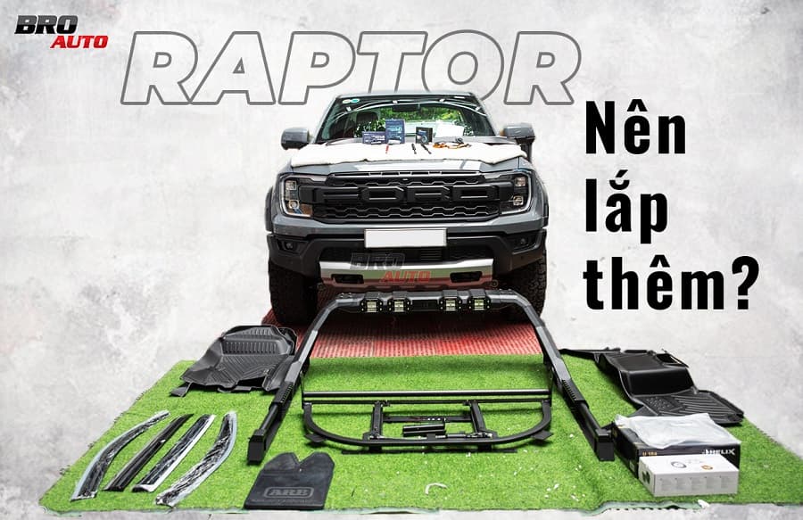 Phụ kiện bán tải Ford Ranger Raptor 2023