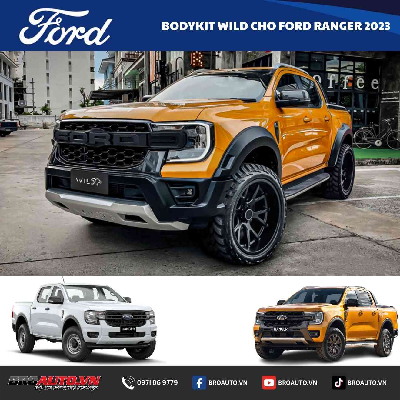 Tổng Hợp Phụ Kiện Đồ Chơi Ford Ranger 2023 Mới Nhất Tại Bro Auto